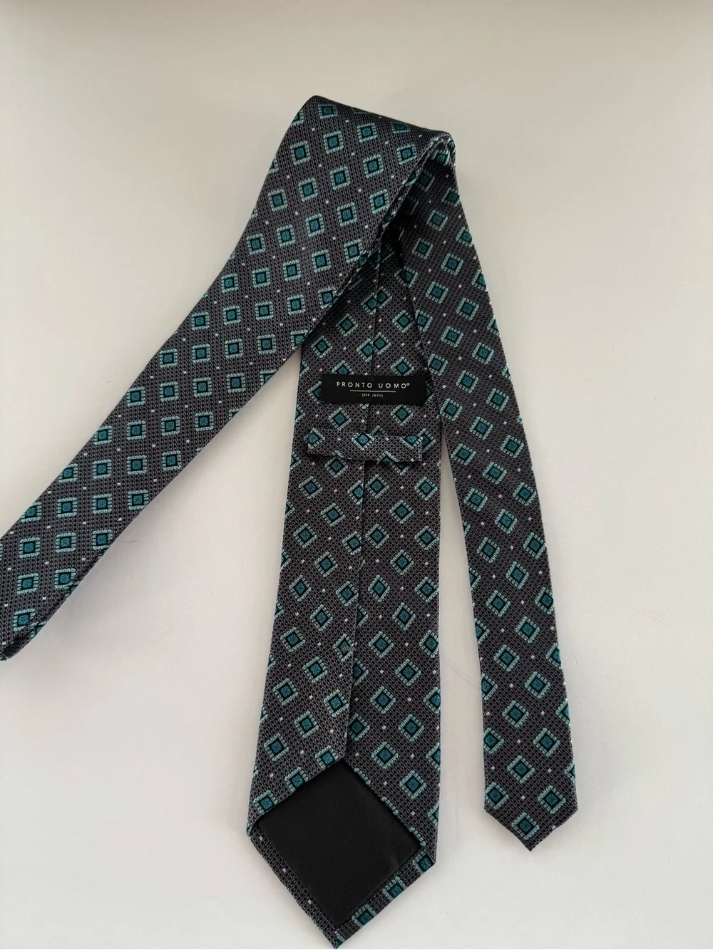 Pronto uomo Mens Silk Neck Tie